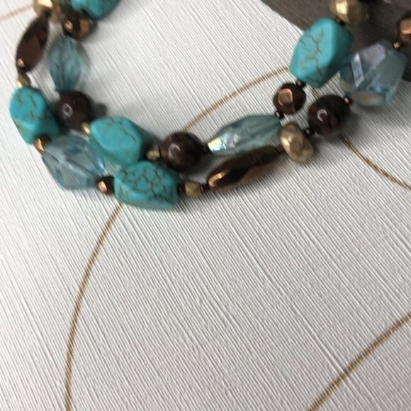 Lia Sophia stunning double strand beaded necklace - Picture 2 of 6